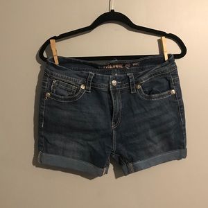 4/$25 Rebel & Soul jean shorts embellished size 11